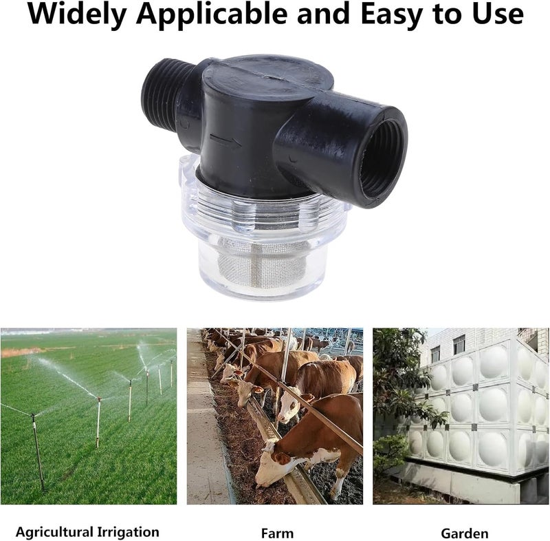 NIHUIFA Water Strainer 1/2Inch Hose Barb in-Line Strainer Twist-On Sprayer Filter for Water Campers Boats - Image 2